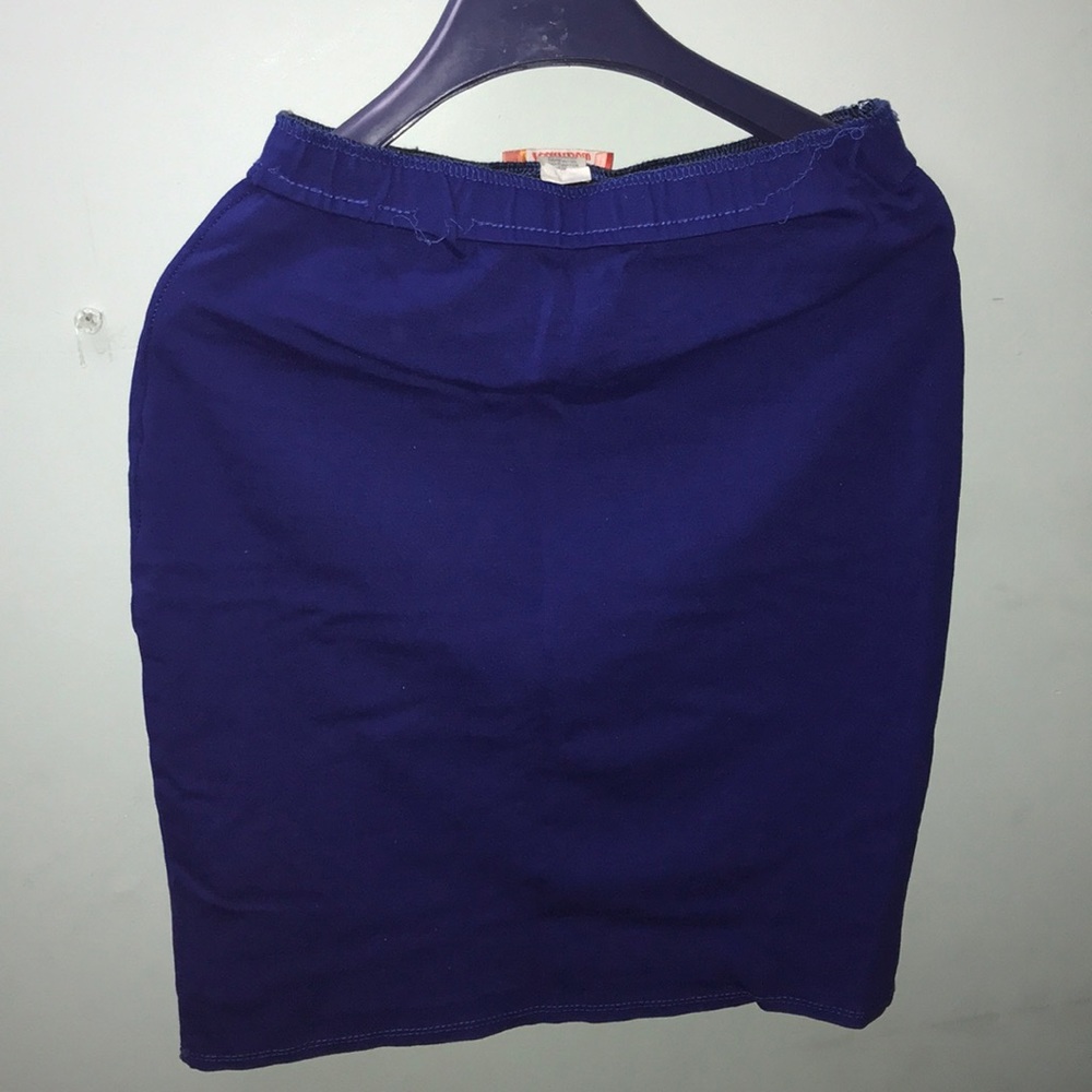Blue skirt
